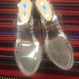 Nina clear  heels